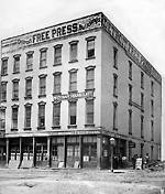 Free Press office at Griswold and Woodbridge