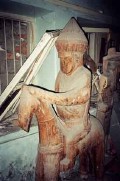 Nuristani carving in National Museum, photo by AKTC Nuristani carving in National Museum, photo by AKTC
