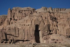 Big Buddha niche, Bamiyan Cliff (photo by AKTC)